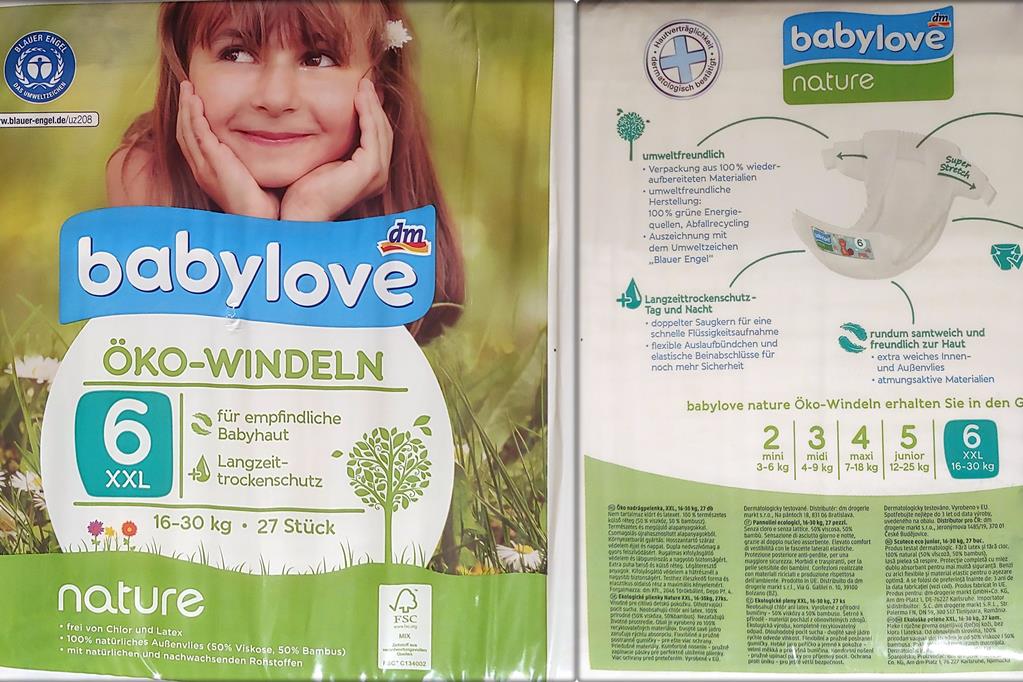 105 insgesamt umweltfreundlich XL 16+ kg Pura Premium Bio-Babywindeln 5 Packungen mit 21 Windeln Größe 6 rein FSC zertifizierte natürliche Pflanzenfasern