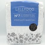 Einzelpackung Vorderseite der Lillydoo Windeln Größe 7 im Test