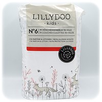 Einzelpackung Vorderseite der Lillydoo Pants 6 und 7 (Hier Größe 6)