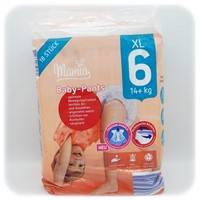 Einzelpackung Vorderseite der Mamia Baby-Pants Größe 6 XL