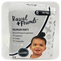 Einzelpack Rascal + Friends Premium Windeln Größe 6 Vorderseite