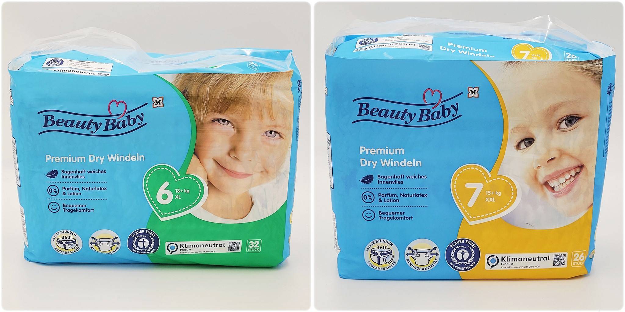 Beauty Baby Windeln Test XL und XXL 7 » 6 Größe Vergleich und