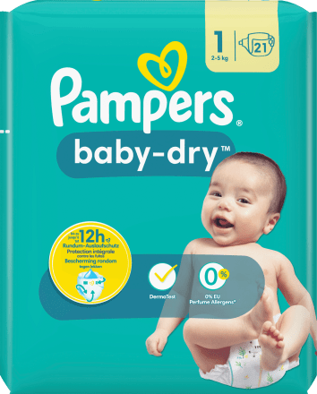 Pampers Baby Dry Windeln Größe 4 Plus 10 bis 15 Kg Inhalt 31 Stück